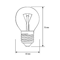 Лампа накаливания Camelion MIC D CL 9874 40 Вт, E27 от Водопад  фото 2