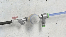 Фильтрогидромат Gibax с обратным клапаном для подключения счётчика, 1/2", 25 бар, 400 мкм от Водопад  фото 1